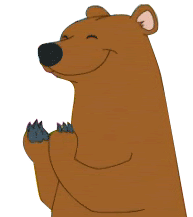Clapping Bear Gif