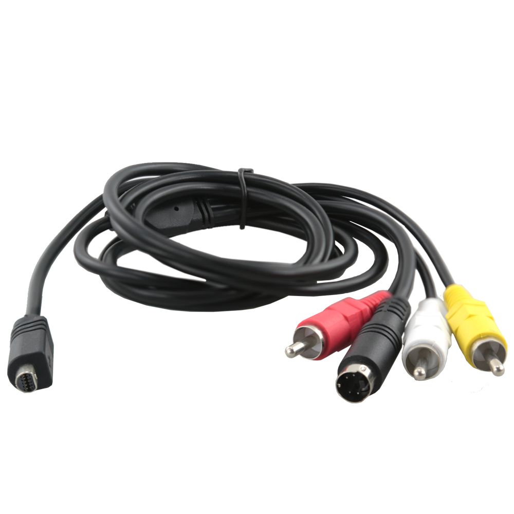 JJC CABLE15FS AV Cable for SONY Handycam 10pin connector TV VCR Repl