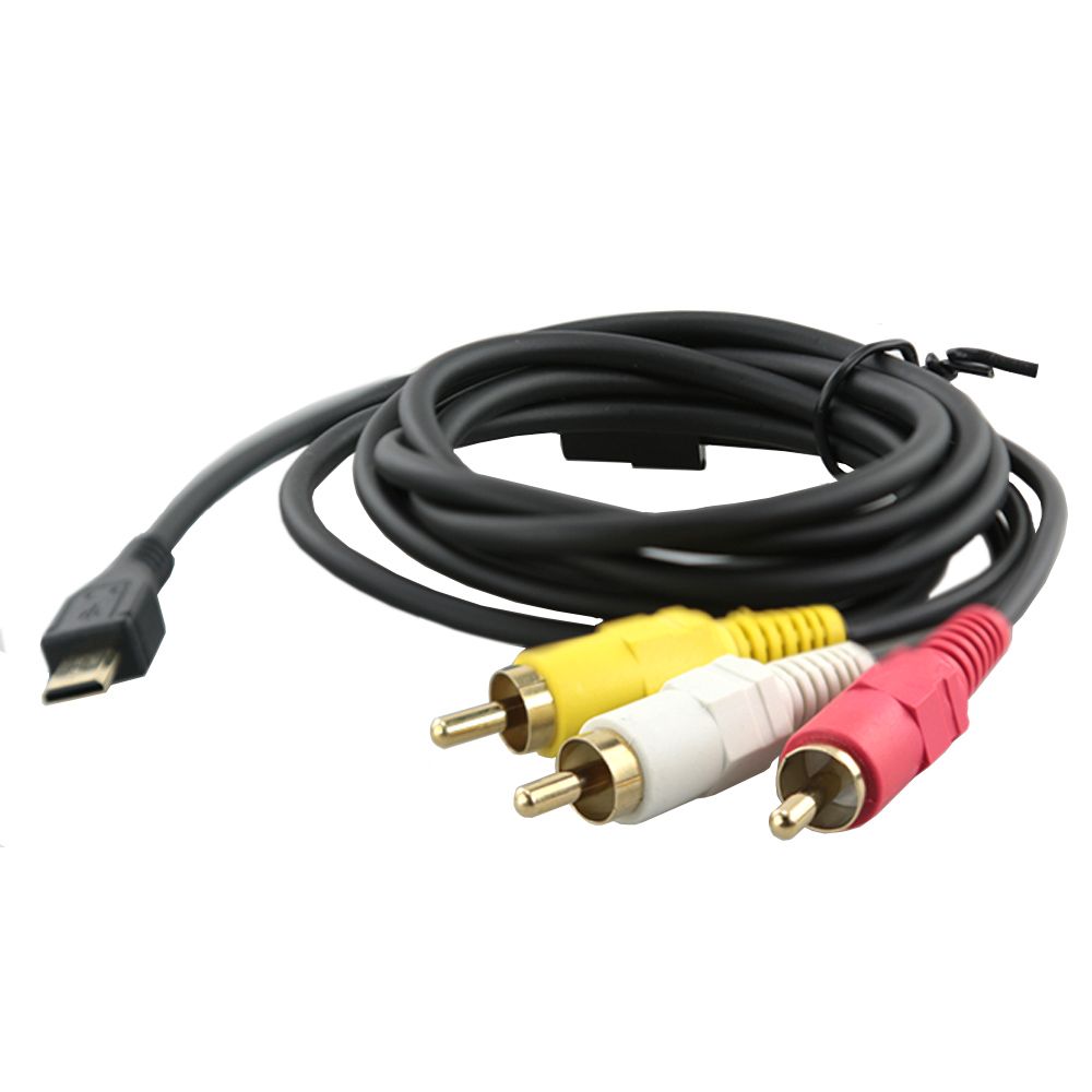 JJC 15MR2 AV Cable for SONY Handycam TV HDTV MULTI Terminal input rep
