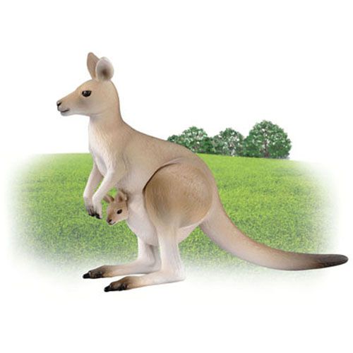 Takara Tomy ANIA Animal Figure AS-16 Kangaroo Mini Action Figure small