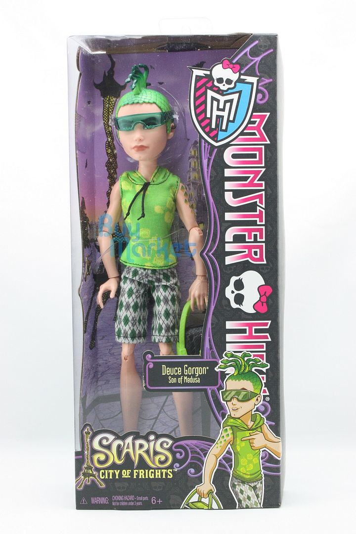 Monster High Mattel Doll Scaris City Of Frights Deuce Gorgon Son Of Medusa Ebay