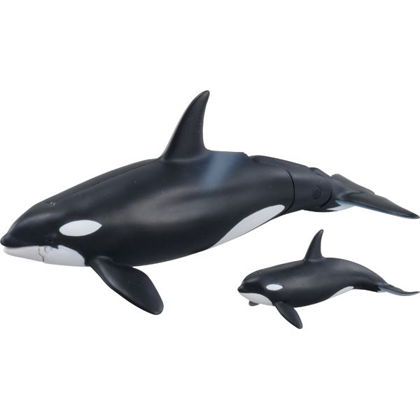 Takara Tomy ANIA Animal AL08 Killer Whale 2X SET Action Figure