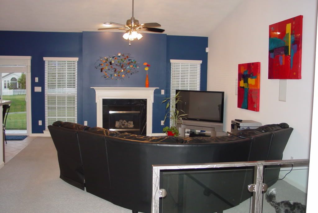 family room after