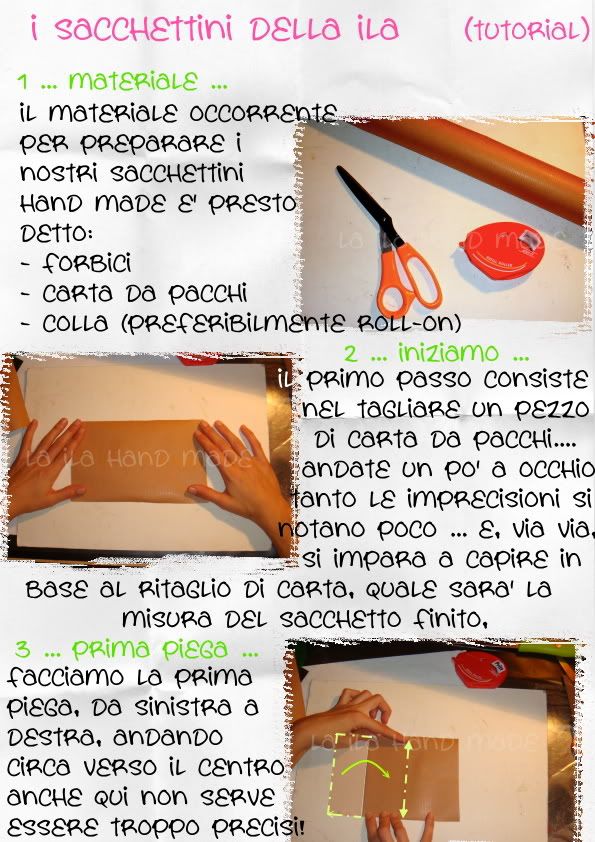 Tutorial Sacchettini Carta Ilafabila Tutorial Sacchettini Carta Ilafabila