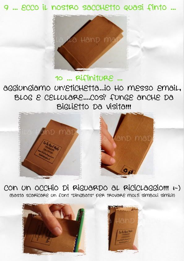 Tutorial Sacchettini Carta Ilafabila Tutorial Sacchettini Carta Ilafabila