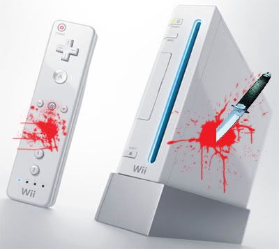 What some gamers think of the Wii...but actually do as seen in this photo