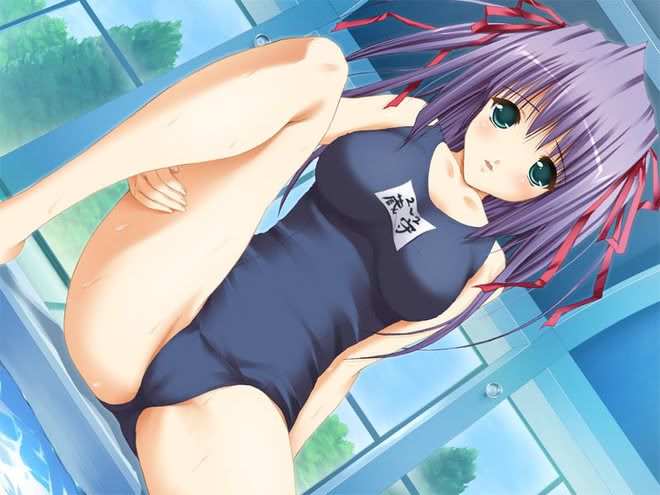 sexy cute beautiful anime girl girls biniki idol