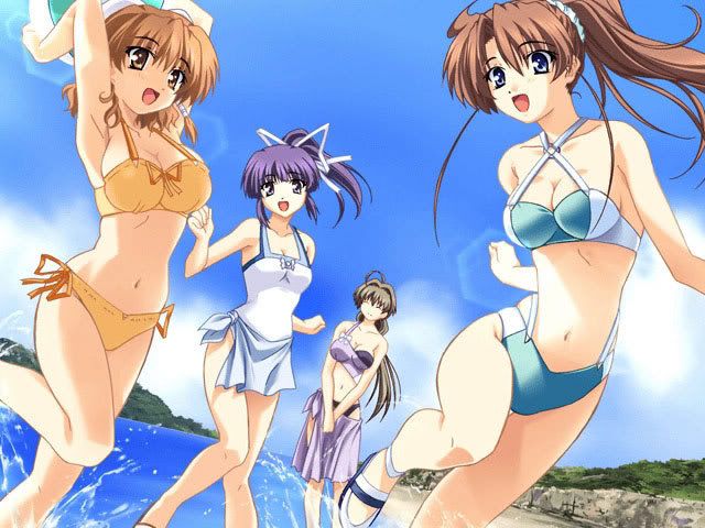 sexy cute beautiful anime girl girls biniki idol
