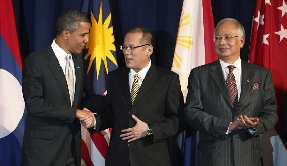 President Obama, President Aquino and Prime Minister Najib