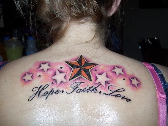hope faith love tattoo Image