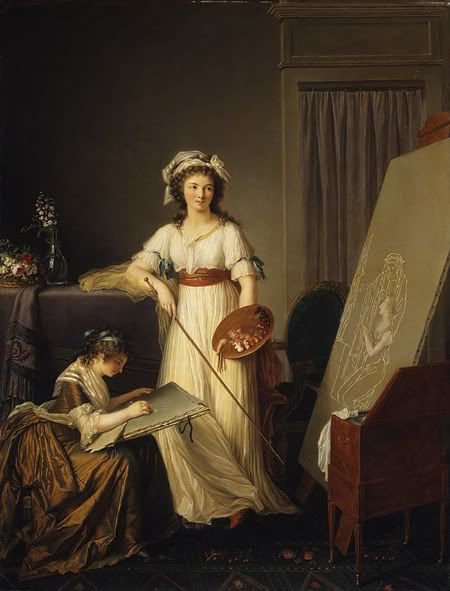Marie-Victoire Lemoine. Atelier of a Painter, Probably Madame Vigée Le Brun (1755–1842), and Her Pupil, The Metropolitan Museum of Art Marie-Victoire Lemoine. Atelier of a Painter, Probably Madame Vigée Le Brun (1755–1842), and Her Pupil, The Metropolitan Museum of Art