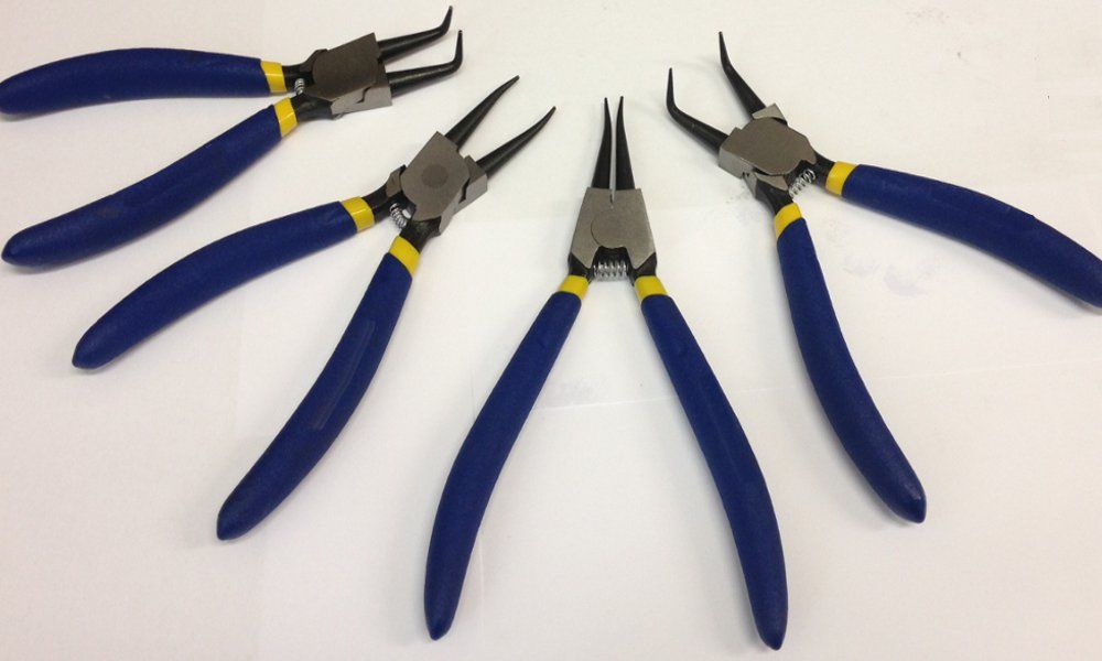 7" Circlip plier set, Internal / External circlip pliers, snap ring