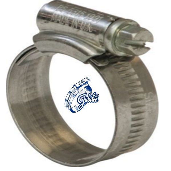 Genuine Jubilee Hose clips, great quality hose clips for fuel pipe