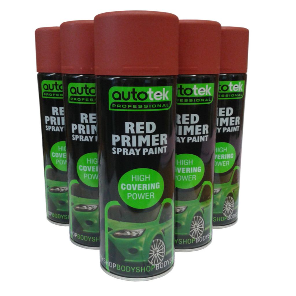 (Pack of 2) 500ml Red Primer Weld Through Spray paint High Build Metal
