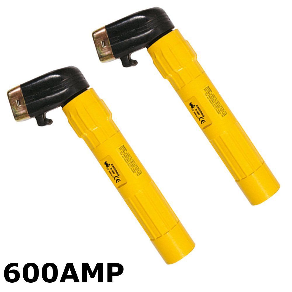 (PACK OF 2) 600AMP Welding Electrode Holders MMA Arc welder rod handle