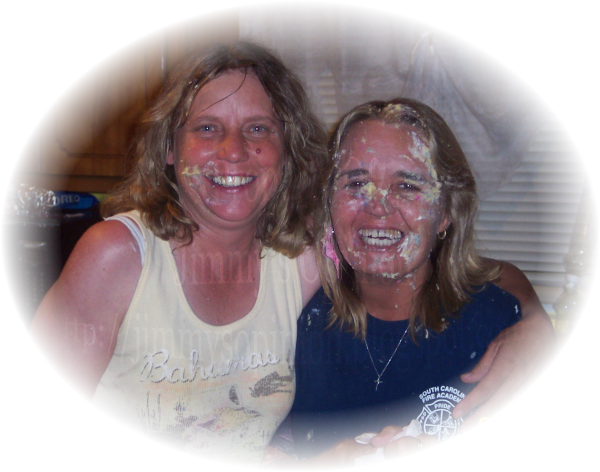 Cindy and Melinda Birthday Cake Fight