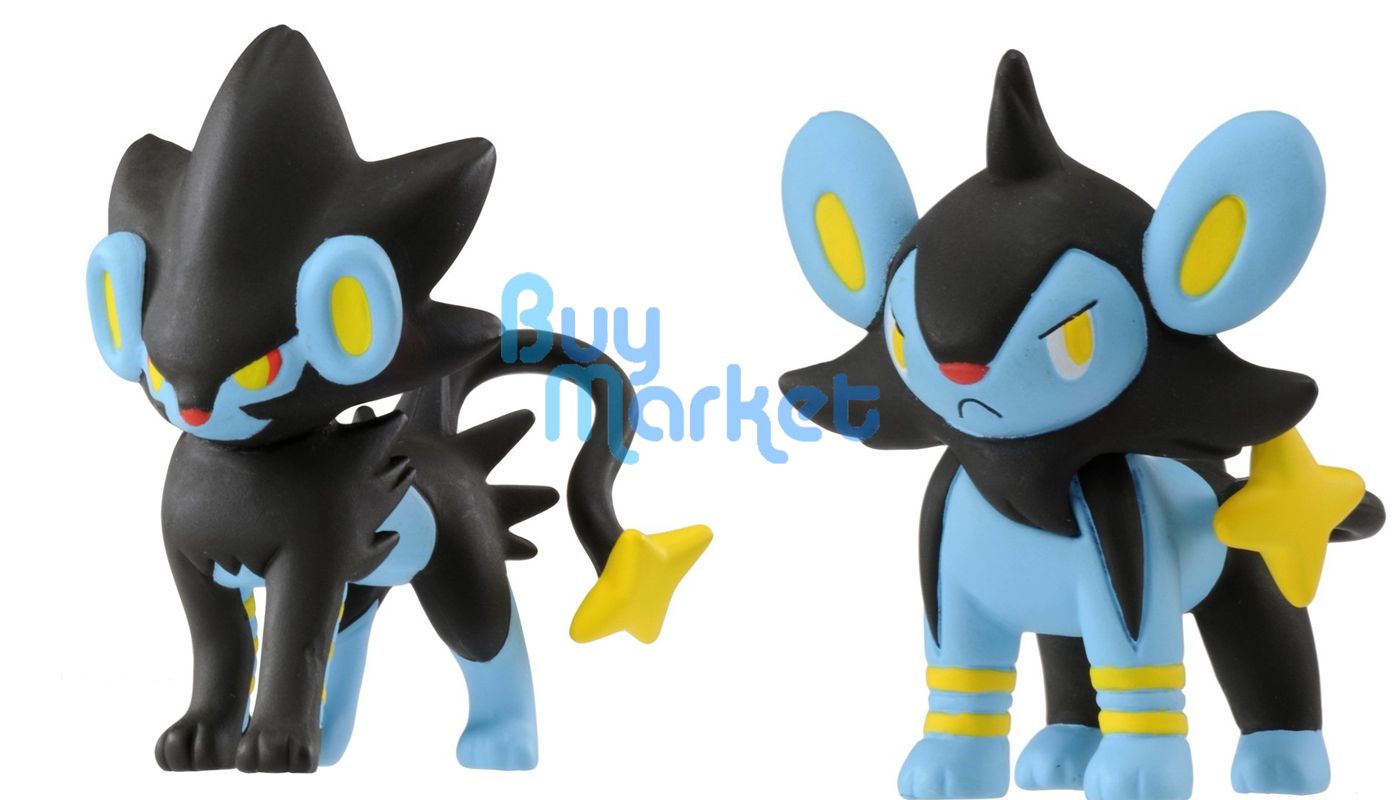 Takara Tomy Pokemon Luxray Luxio 2X set XY Pocket Monster Moncolle ...