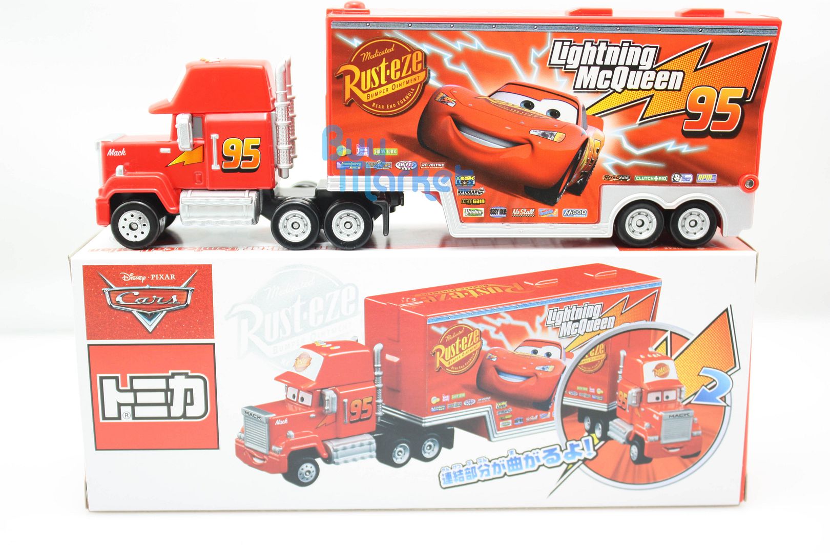 Tomica Takara Tomy Disney PIXAR Collection Mack Truck Hauler Diecast ...