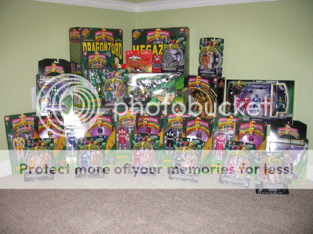 mighty morphin power rangers 2010 toys