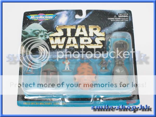 Micro Machines Star Wars Miniature Figure Head Set  