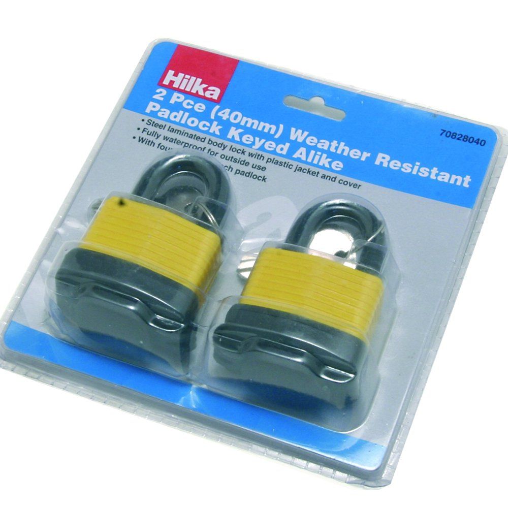 Keyed alike padlocks Weather Proof 40mm padlocks, waterproof padlocks