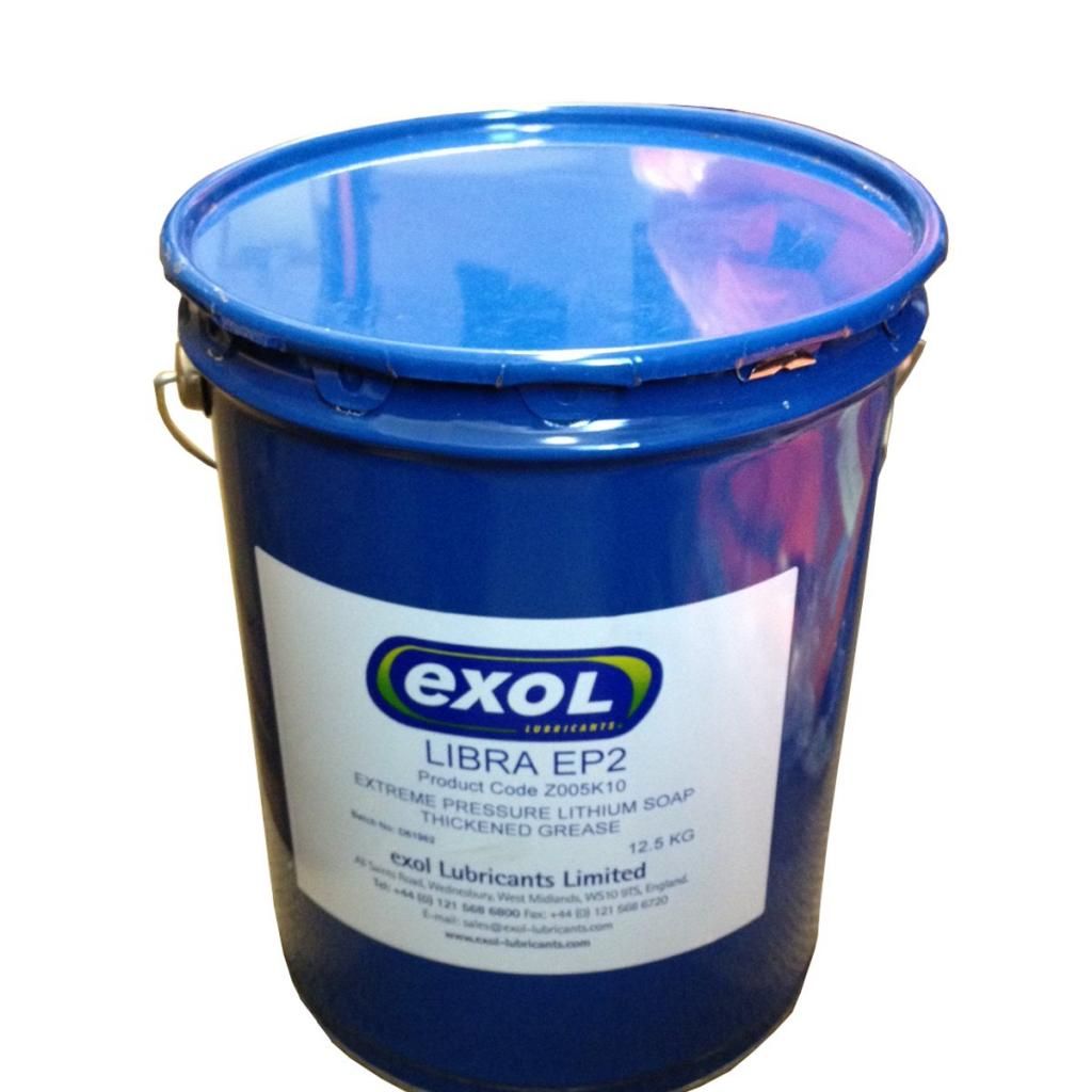 12.5KG Exol Premium EP2 Lithium multi purpose grease, extreme pressure