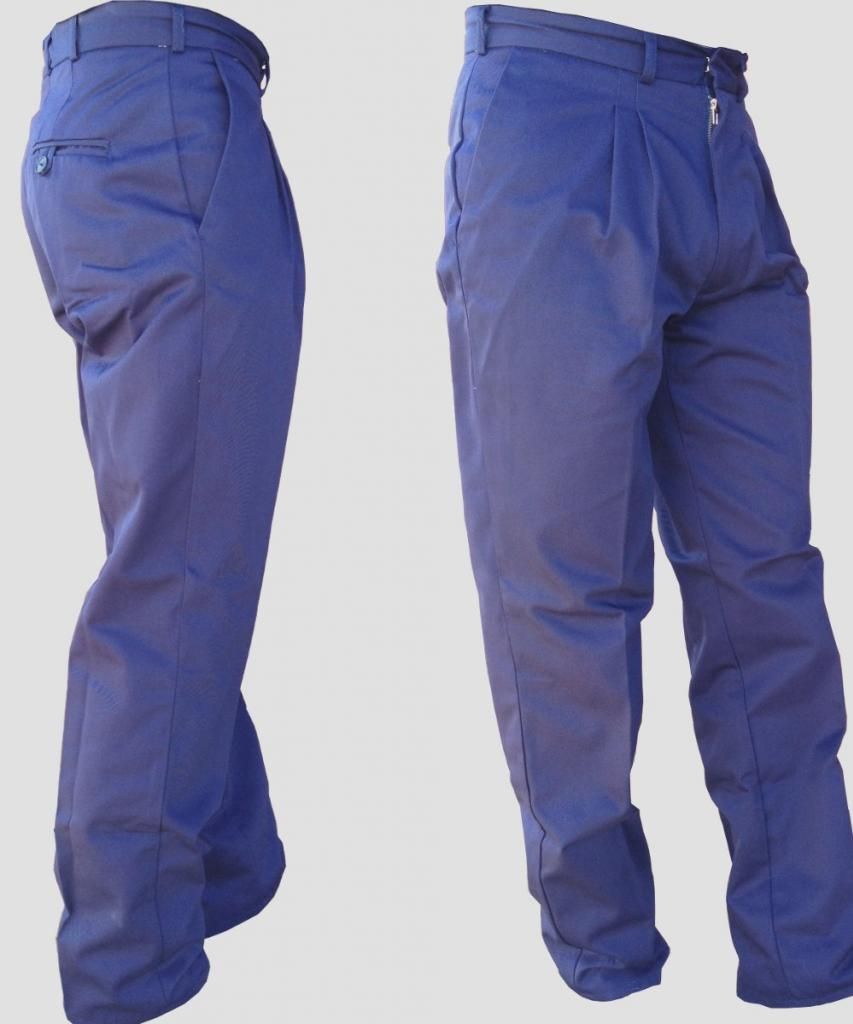 navy blue work trousers