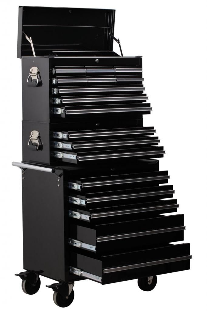 Hilka Professional Monster Tool Stack 17 drawer tool chest roller