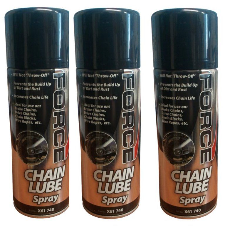 Chain Lube & Wire Rope Spray Grease By Force (PACK OF 3) eBay