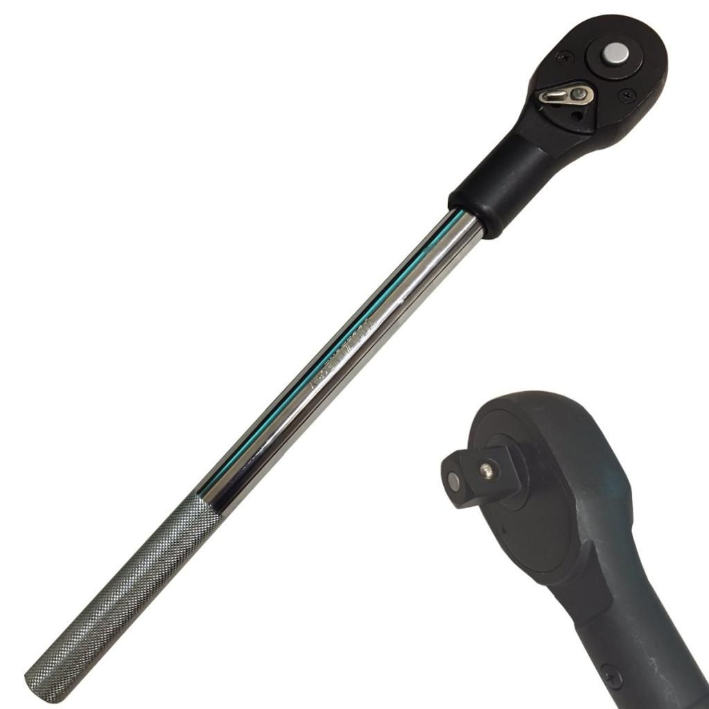 Heavy Duty 3/4 Drive ratchet handle - quick release socket wrench bar ...