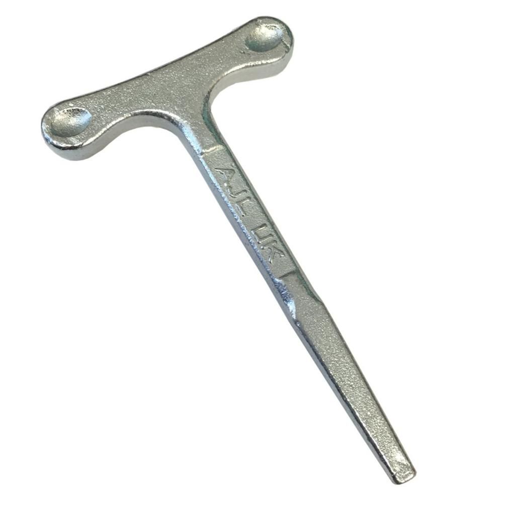 Tapered Square Drive T Key Zinc Plated lock opening tool hex drive