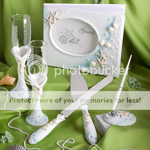 Beach Sea Shell Starfish Dolphin Palm Tree Cookie Cutter Set Wedding Party Favor